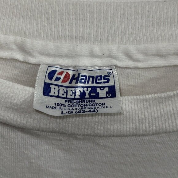 VINTAGE Guy Harvey Shirt Mens Large Fishing Can't Touch Dis USA Hanes Beefy Tee - Picture 9 of 11